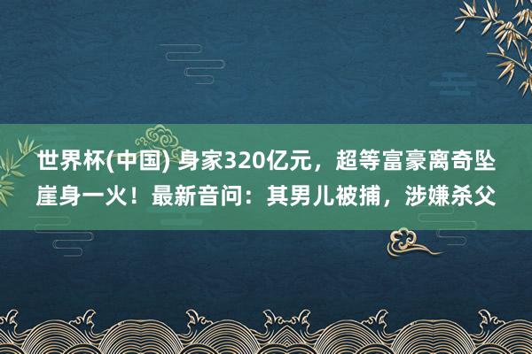 世界杯(中国) 身家320亿元，超等富豪离奇坠崖身一火！最新音问：其男儿被捕，涉嫌杀父