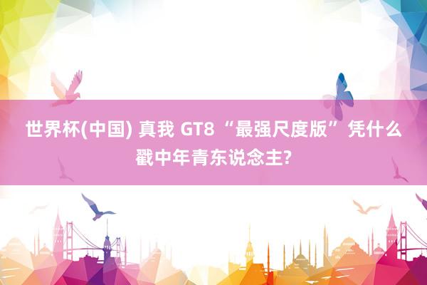 世界杯(中国) 真我 GT8 “最强尺度版” 凭什么戳中年青东说念主?